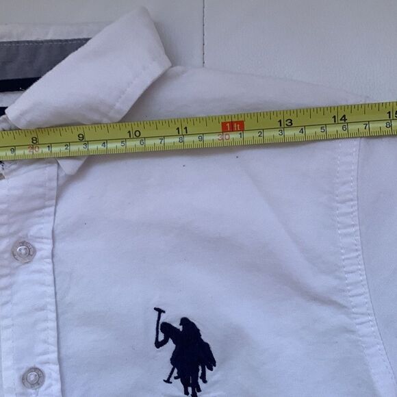 US Polo Assn. Boys Shirt w/ Embroidered Logo Pony Size 8 - Picture 6 of 12